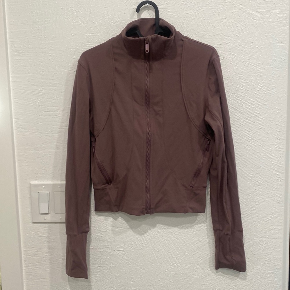 fitted zip jacket